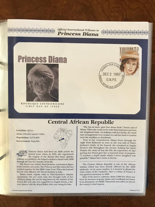 Princess Diana - Central African Republic