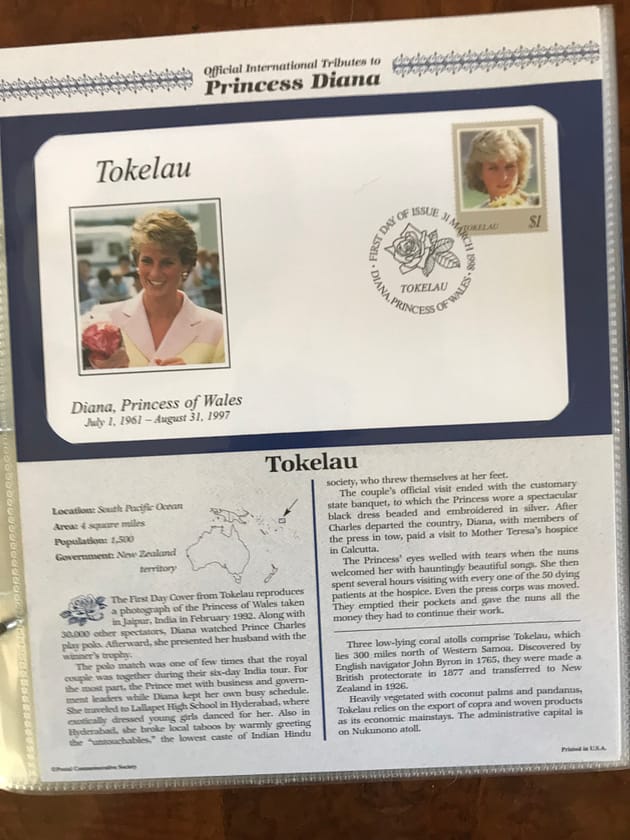 Princess Diana - Tokelau