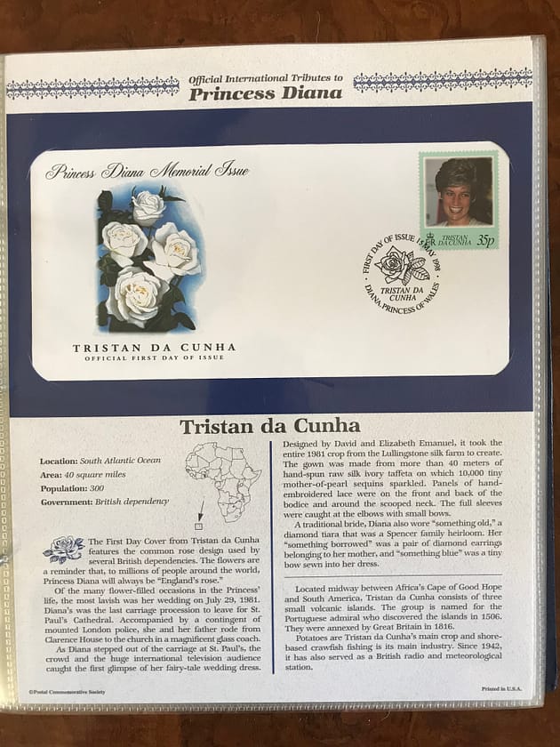 Princess Diana - Tristan da Cunha