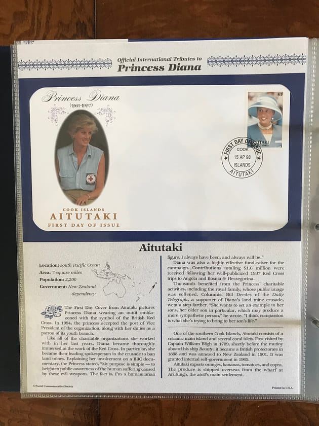 Princess Diana - Aitutaki