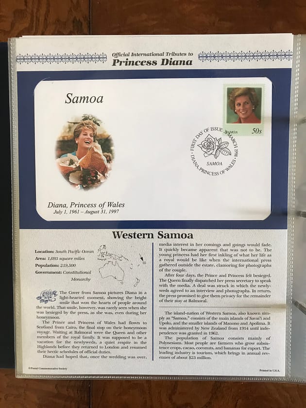 Princess Diana - Samoa
