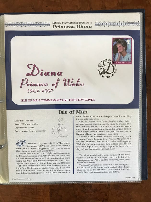 Princess Diana - Isle of Man