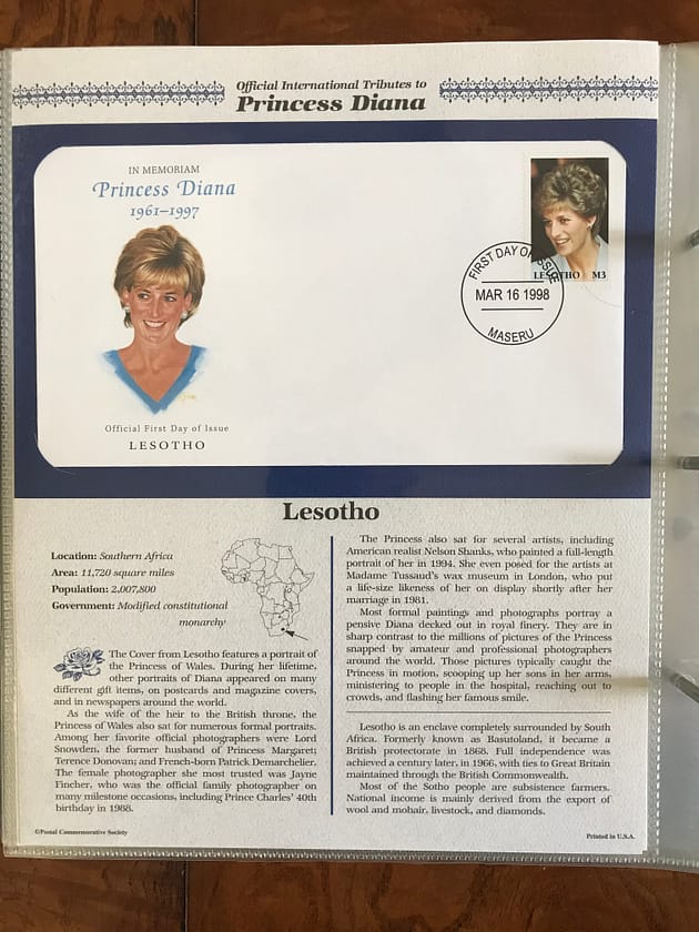 Princess Diana - Lesotho